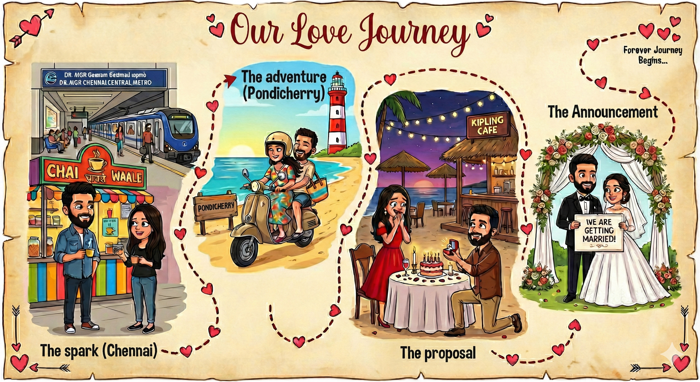 Vijay and Bindiya together